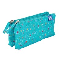 Penar tip etui cu 2 compartimente Oxford Floral