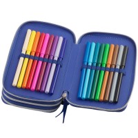 Penar echipat 3 compartimente, 44 piese, Faber-Castell