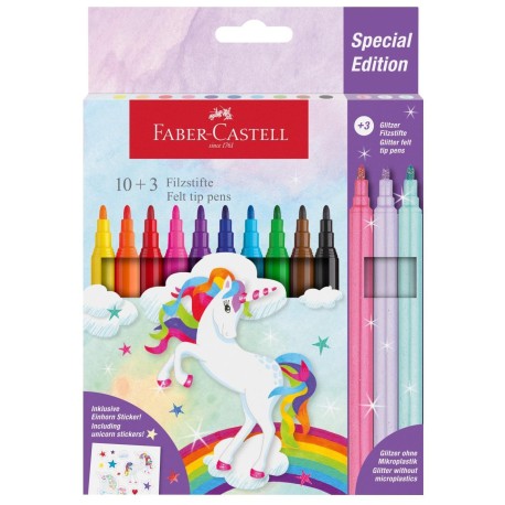 Carioca set 10+3 culori Faber-Castell Unicorn