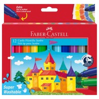 Carioca set 12 culori Jumbo superlavabile Faber-Castell