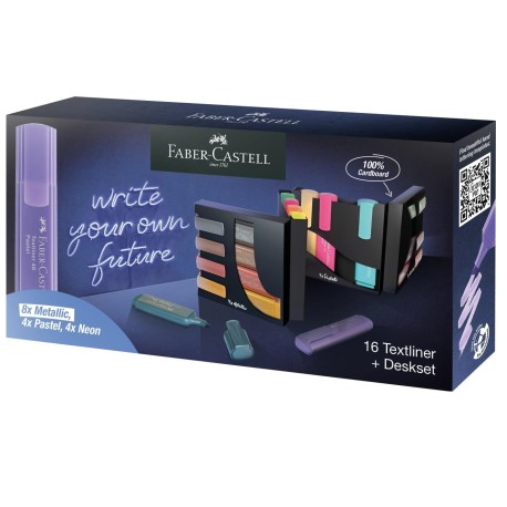 Textmarker Faber-Castell set 16 culori