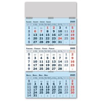 Calendar triptic 2025 cu trei module, 40x60 cm