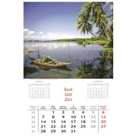 Calendar 2025 cu imagini, 31x48cm - Landscapes