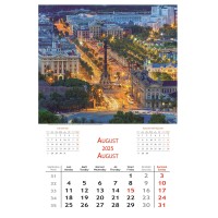 Calendar 2025 cu imagini, 31x48cm - Europe By Night