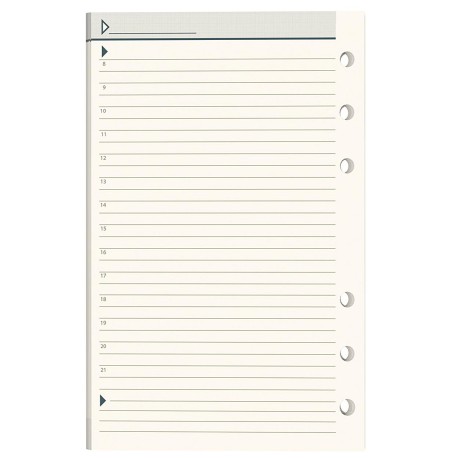 Rezerva organizer A5, 115 file, hartie ivory