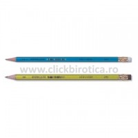 Creion HB cu radiera metalizat Koh-I-Noor