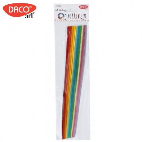 Hartie Quilling 30 x 0,3 cm, 300 buc./set, Daco