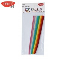 Hartie Quilling 18 x 0,5 cm, 300 buc./set, Daco