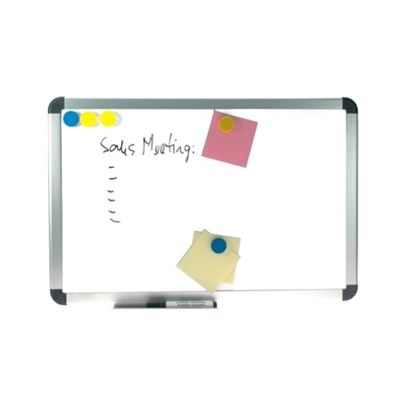 Whiteboard magnetic cu rama din aluminiu, 120 x 180 cm, OPTIMA