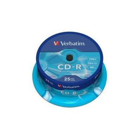 CD-R Verbatim 700MB/52x, 25 buc./cutie
