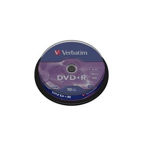 DVD+R Verbatim 4,7GB/16x, 10 buc./cutie