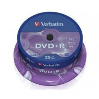 DVD+R Verbatim 4,7GB/16x, 25 buc./cutie