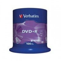 DVD+R Verbatim 4,7GB/16x, 100 buc./cutie