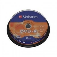 DVD-R Verbatim 4,7GB/16x, 10 buc./cutie