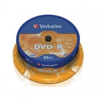 DVD-R Verbatim 4,7GB/16x, 25 buc./cutie