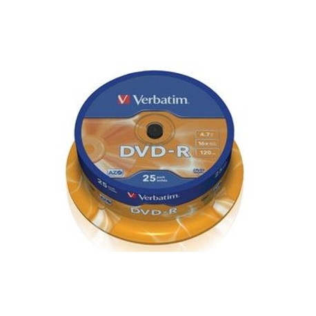 DVD-R Verbatim 4,7GB/16x, 25 buc./cutie