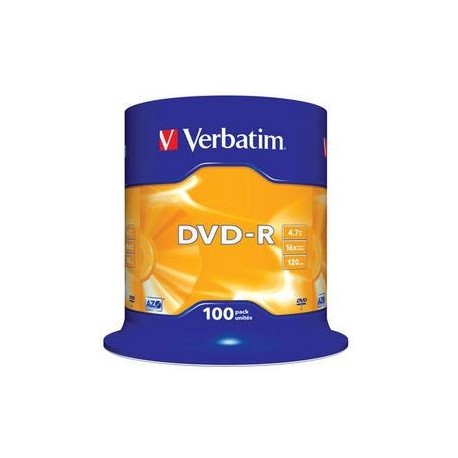 DVD-R Verbatim 4,7GB/16x, 100 buc./cutie