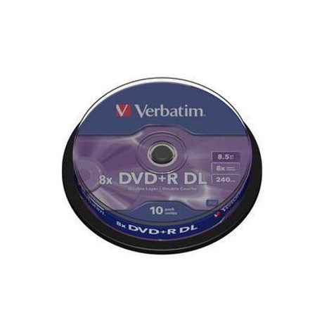DVD+R Verbatim Double Layer 8,5GB/8x, 10 buc./cutie