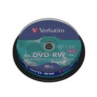 DVD-RW Verbatim 4,7GB/4x, 10 buc./cutie
