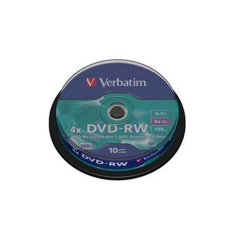 DVD-RW Verbatim 4,7GB/4x, 10 buc./cutie