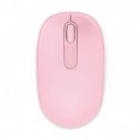 Mouse USB mini wireless, 3 butoane Microsoft Mobile 1850, roz