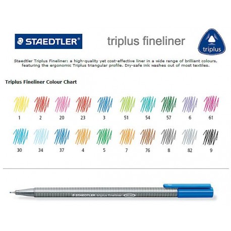 Liner 0,3mm Staedtler Triplus Fineliner 334