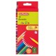 Creioane colorate Herlitz 12 culori triunghiulare
